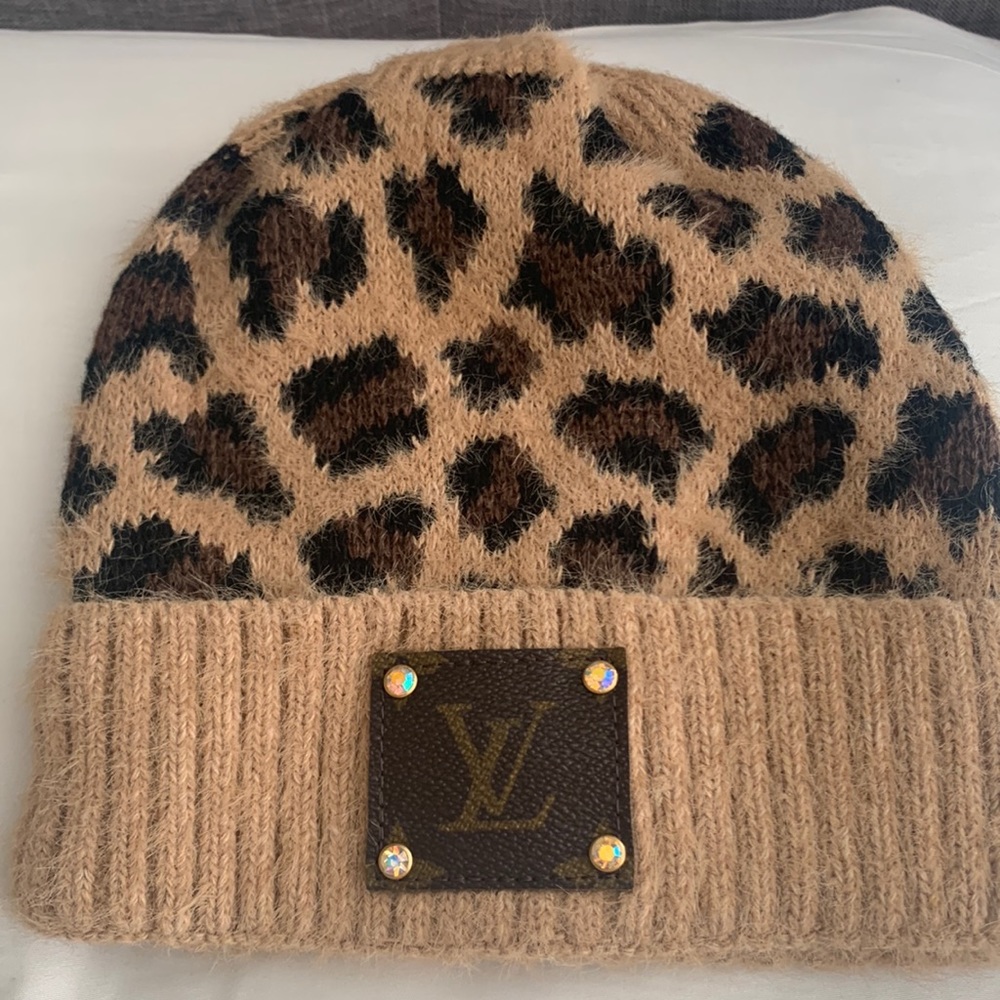 Re-purposed LV Monogram Beanie